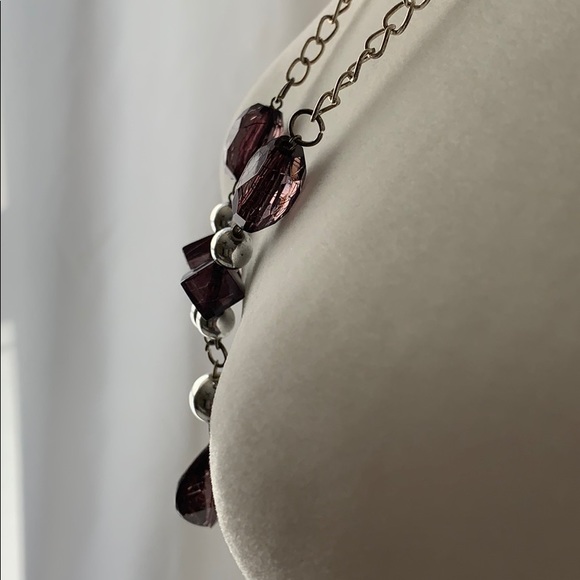 LONG NECKLACE TRANSLUSCENT BLACK - Picture 2 of 7